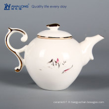 Bon marché de porcelaine jolie théière théière thé et bouilloires bouilloires en céramique à vendre
